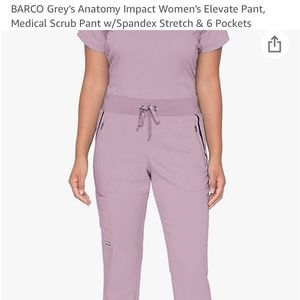 Greys Anatomy Women’s Impact Elevate Scrub/workwear Pant XL Rose Chiffon